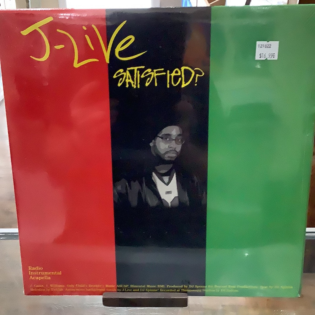 J-Live - Satisfied? 12”