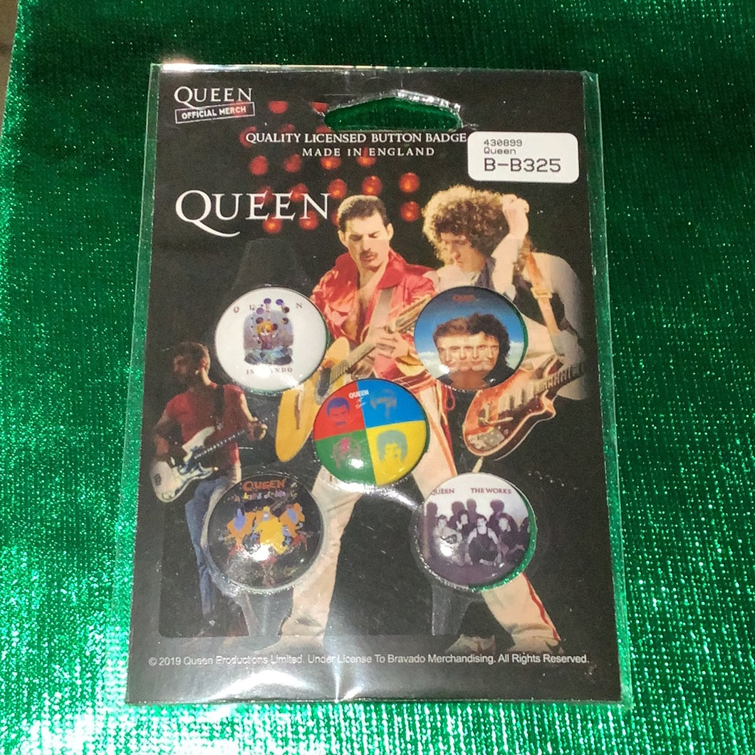 Queen 5 Button Set