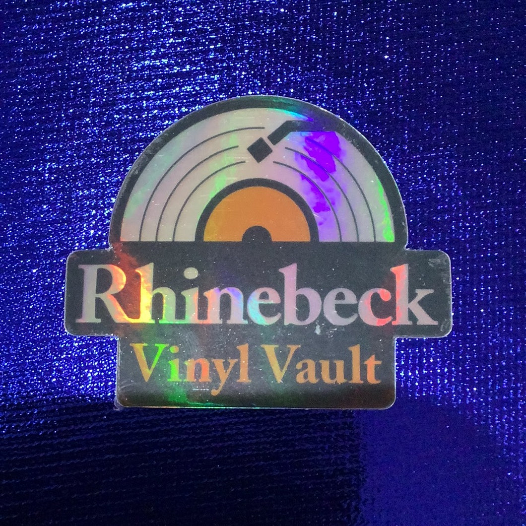 Sticker Rhinebeck Vinyl Vault (Holographic)- 3” Die Cut