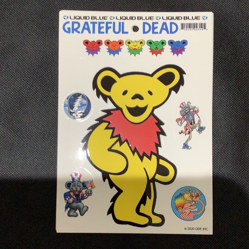 Sticker Grateful Dead Yellow Bear